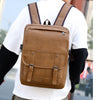 Image of Otto Faux Leather Travel Backpack for Men