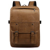 Image of Otto Faux Leather Travel Backpack for Men