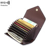 Image of Elke Leather Travel Purse Card Holder by Wolph