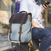 Image of Arno-42 Waxed Waterproof Travel Rucksack by Wolph