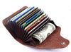 Image of NUC Leather Travel Wallet Card Holder by Wolph