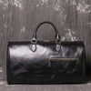 Image of The Edler Retro Cowhide Shoulder Duffel Travel Bag by Wolph