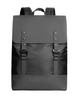 Image of Aubre Faux Leather Laptop Travel Rucksack by Wolph