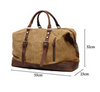 Image of Vintage Military Style Duffel Travel Luggage by Wolph