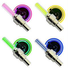 Waterproof Valve Covering Auto Cycling Bicycle Wheel-lights