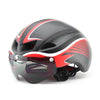 Image of AeroOne Bike Cycling Helmet with Integrated Glasses for Men-Women