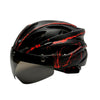 Image of Universal Bike Cycling Helmet with Integrated Visor for Men-Women