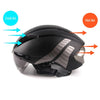 Image of AeroX Bicycle Racing Helmet with Integrated Visor for Men-Women