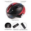 Image of AeroX Bicycle Racing Helmet with Integrated Visor for Men-Women