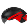 Image of AeroX Bicycle Racing Helmet with Integrated Visor for Men-Women