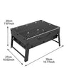 Image of CGX-Mini Portable Outdoor Foldable Stainless Steel Charcoal BBQ Grill