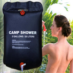 Wolph's 20L Foldable Solar Outdoor Camp Shower