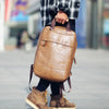 Image of Otto-17 Faux Leather Unsex Travel Backpack by Wolph