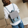 Image of Vala-13 Mini Faux Leather Tote Backpack by Wolph