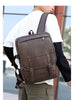 Image of Otto Faux Leather Travel Backpack for Men
