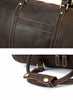 Image of Otto Vintage-style Leather Weekender Duffel Bag by Wolph