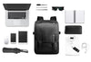 Image of Otto Faux Leather Travel Backpack for Men
