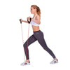 Image of Home Workout Resistance Stretch Band Tubes with Handle