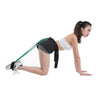 Image of Home Workout Leg Glute Stretch Bands with Waist + Toe Strap