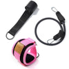 Image of Leg Workout Bodyweight Home Flexibility Stretch Band with Door-Hook