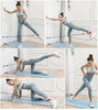 Image of Leg Workout Bodyweight Home Flexibility Stretch Band with Door-Hook
