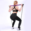 Image of Home Workout Bodyweight Squat Stretch Band with toe-strap
