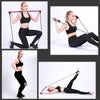 Image of Home Workout Bodyweight Squat Stretch Band with toe-strap