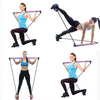 Image of Home Workout Bodyweight Squat Stretch Band with toe-strap