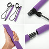 Image of Home Workout Bodyweight Squat Stretch Band with toe-strap