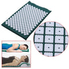 Image of Flat Acupuncture Massage Mat + Pillow for Back Pain Stress Yoga Relief