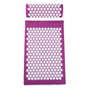 Image of Flat Acupuncture Massage Mat + Pillow for Back Pain Stress Yoga Relief