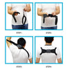 Image of Elastic Adjustable Back Straightener Posture Corrector for Men & Women