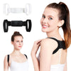 Image of Elastic Adjustable Back Straightener Posture Corrector for Men & Women