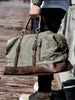 Image of Vintage Military Style Duffel Travel Luggage by Wolph