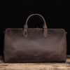 Image of The Edler Retro Cowhide Shoulder Duffel Travel Bag by Wolph