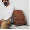 Image of NUC Mens Faux Leather Travel Backpack for Men by Wolph