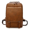 Image of NUC Mens Faux Leather Travel Backpack for Men by Wolph