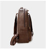 Image of NUC Mens Faux Leather Travel Backpack for Men by Wolph