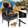 Image of CGX Portable Outdoor Foldable Stainless Steel Charcoal BBQ Grill