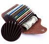 Image of NUC Leather Travel Wallet Card Holder by Wolph