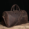 Image of The Edler Retro Cowhide Shoulder Duffel Travel Bag by Wolph