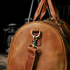 Image of The Edler Retro Cowhide Shoulder Duffel Travel Bag by Wolph
