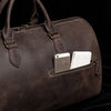 Image of The Edler Retro Cowhide Shoulder Duffel Travel Bag by Wolph