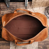 Image of The Edler Retro Cowhide Shoulder Duffel Travel Bag by Wolph
