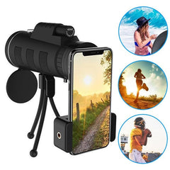 Burst 40x60 Zoom Monoculars Smart-phone Camera Lens Telescope for Outdoor Photography