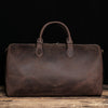 Image of The Edler Retro Cowhide Shoulder Duffel Travel Bag by Wolph