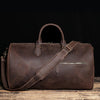 Image of The Edler Retro Cowhide Shoulder Duffel Travel Bag by Wolph