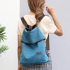 Image of Vintage Canvas Travel Backpack for Women