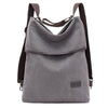 Image of Vintage Canvas Travel Backpack for Women