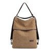 Image of Vintage Canvas Travel Backpack for Women